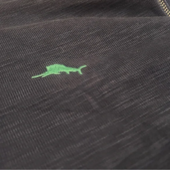 Big & Tall Tobago Bay Tommy Bahama Half-Zip Lightweight Sweatshirt Pull Over XXL - Picture 4 of 7